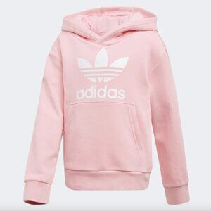 Adidas Originals Kid Trefoil Hoodie Light Pink- Youth XL